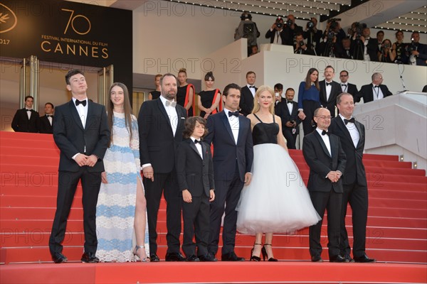 Crew of the film 'The killing of a Sacred Deer', 2017 Cannes Film Festival