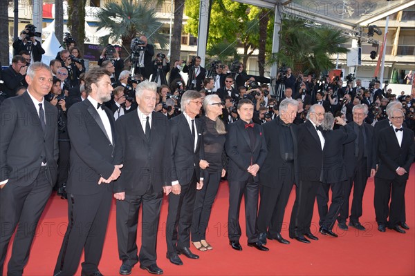 Arriving on the red carpet for the 70th Cannes Film Festival celebrations