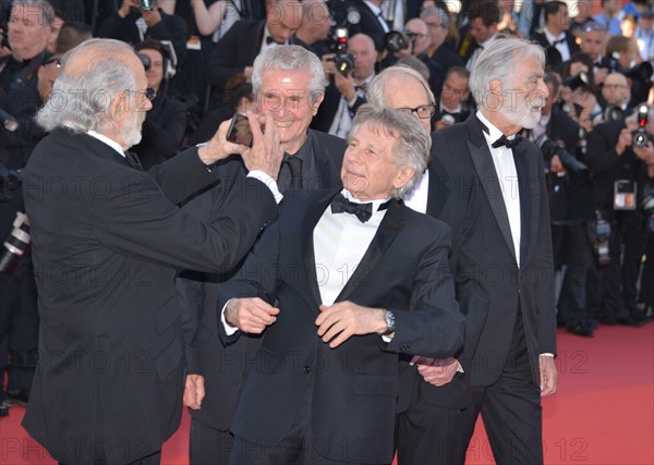 Arriving on the red carpet for the 70th Cannes Film Festival celebrations