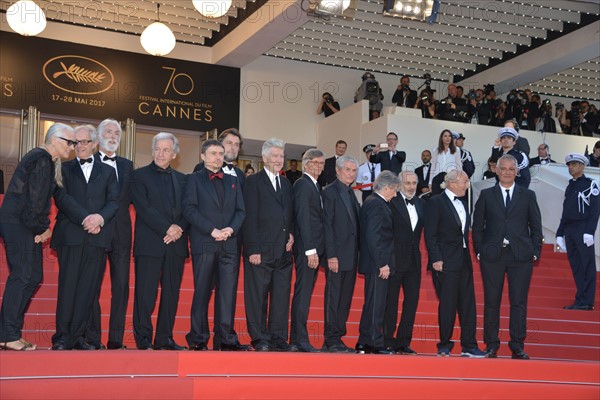 Arriving on the red carpet for the 70th Cannes Film Festival celebrations