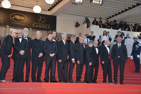 Montée des marches pour la soirée des 70 ans du Festival de Cannes