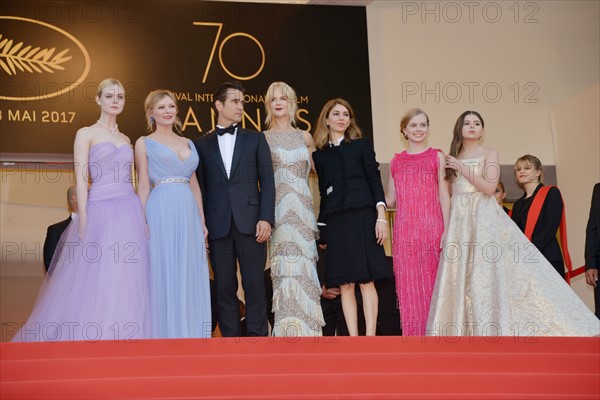 Equipe du film "The Beguiled", Festival de Cannes 2017