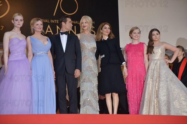 Equipe du film "The Beguiled", Festival de Cannes 2017