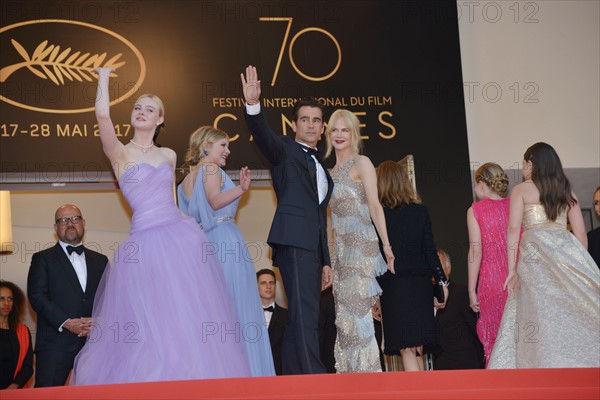 Equipe du film "The Beguiled", Festival de Cannes 2017