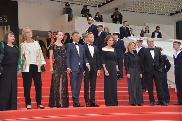 Equipe du film "L'Amant double", Festival de Cannes 2017