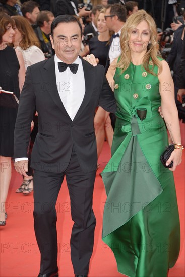 Carlos and Rita Ghosn, 2017 Cannes Film Festival