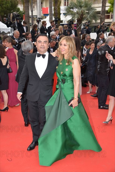 Carlos and Rita Ghosn, 2017 Cannes Film Festival