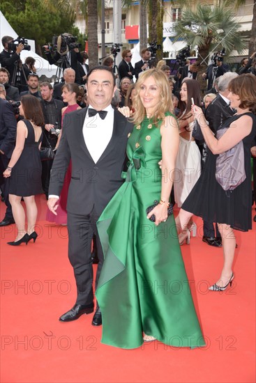 Carlos and Rita Ghosn, 2017 Cannes Film Festival