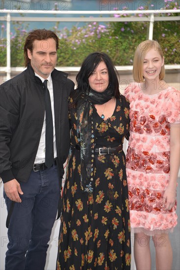 Joaquin Phoenix, Lynne Ramsay, Ekaterina Samsonov, 2017 Cannes Film Festival