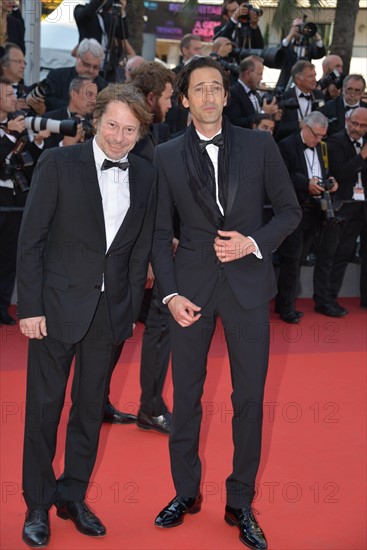 Mathieu Amalric, Adrien Brody, 2017 Cannes Film Festival
