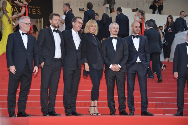 Arriving on the red carpet for the film 'Based on a True Story', 2017 Cannes Film Festival