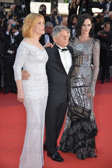 Emmanuelle Seigner, Roman Polanski, Eva Green, 2017 Cannes Film Festival