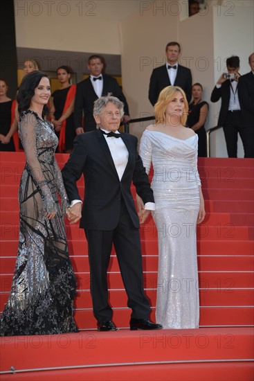 Eva Green, Emmanuelle Seigner, Roman Polanski, 2017 Cannes Film Festival