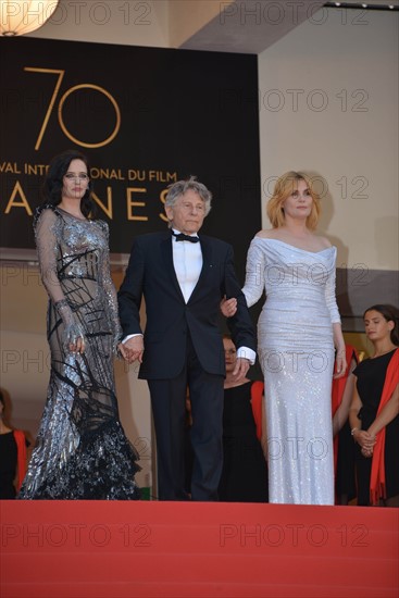 Eva Green, Emmanuelle Seigner, Roman Polanski, 2017 Cannes Film Festival