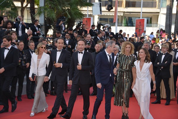 Arriving on the red carpet for the film 'Based on a True Story', 2017 Cannes Film Festival