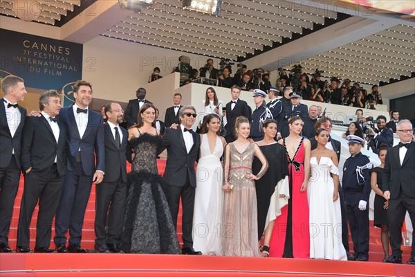 Equipe du film "Everybody knows", Festival de Cannes 2018