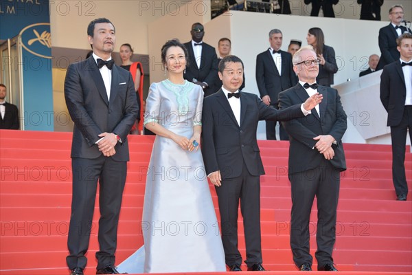 Crew of the film 'Ash Is Purest White', 2018 Cannes Film Festival