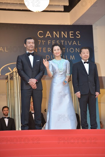 Crew of the film 'Ash Is Purest White', 2018 Cannes Film Festival