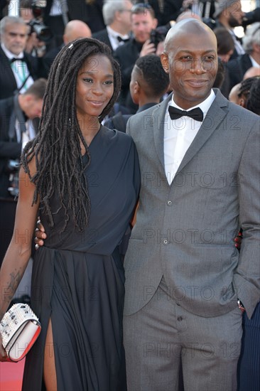 Harrry Roselmack with his wife, 2018 Cannes Film Festival