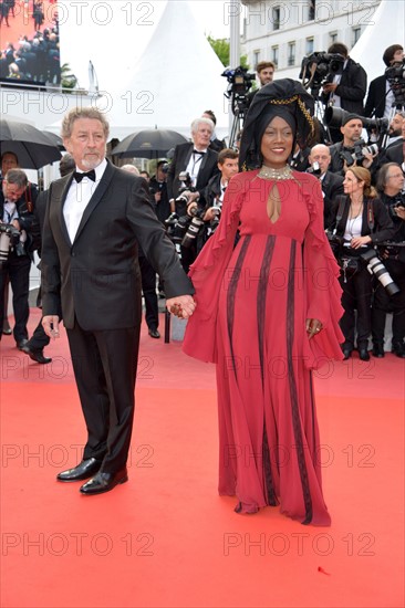 Jacky Ickx and Khadja Nin, 2018 Cannes Film Festival