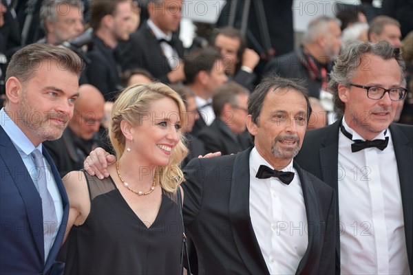 Crew of the film 'Les chatouilles', 2018 Cannes Film Festival