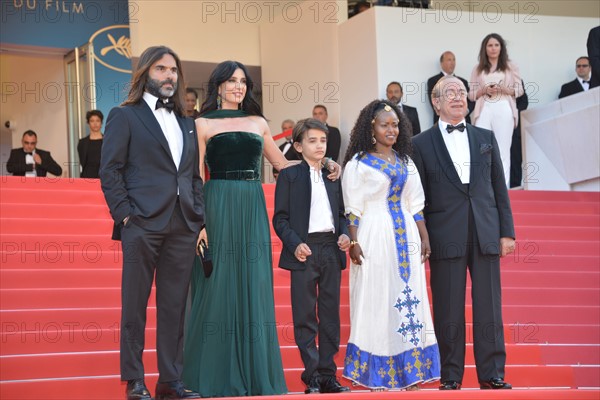 Crew of the film 'Cafarnaúm', 2018 Cannes Film Festival