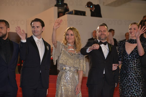 Equipe du film "Un couteau dans le coeur", Festival de Cannes 2018