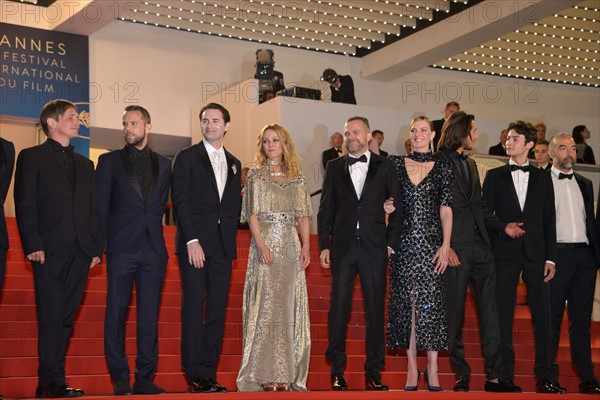 Equipe du film "Un couteau dans le coeur", Festival de Cannes 2018