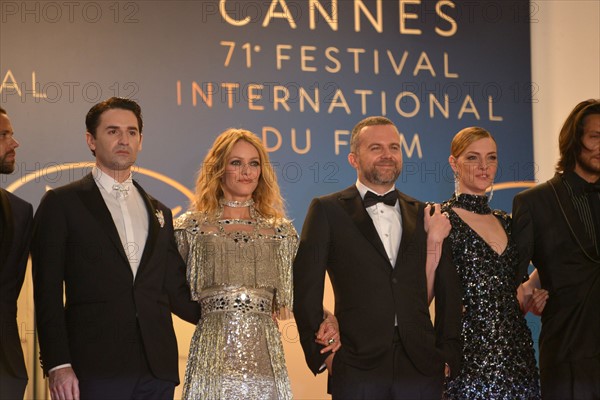 Equipe du film "Un couteau dans le coeur", Festival de Cannes 2018