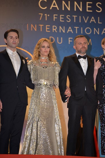 Equipe du film "Un couteau dans le coeur", Festival de Cannes 2018