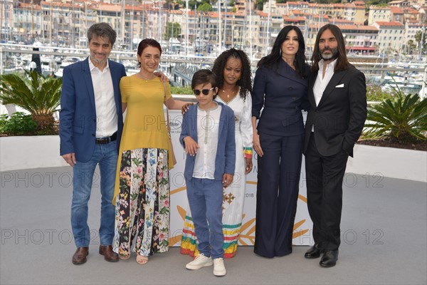 Crew of the film 'Capernaum', 2018 Cannes Film Festival