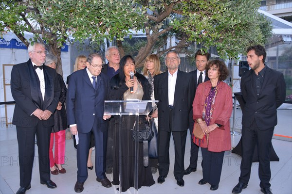 Robert Hossein and Mei-Chen Chalais, 2018 Cannes Film Festival