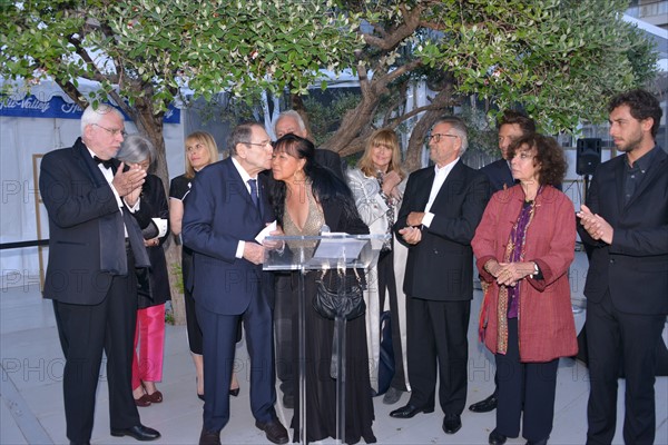 Robert Hossein and Mei-Chen Chalais, 2018 Cannes Film Festival