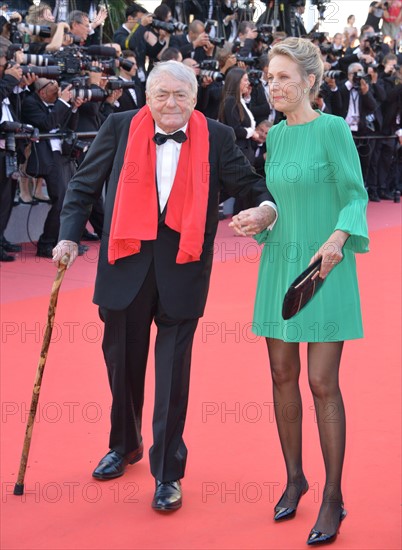 Claude Lanzmann and Iris Van Der Waard, 2018 Cannes Film Festival