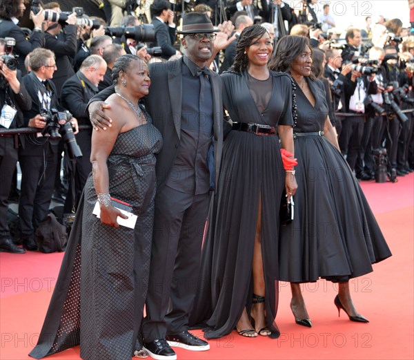 Lilian Thuram with his partner Kareen Guiock