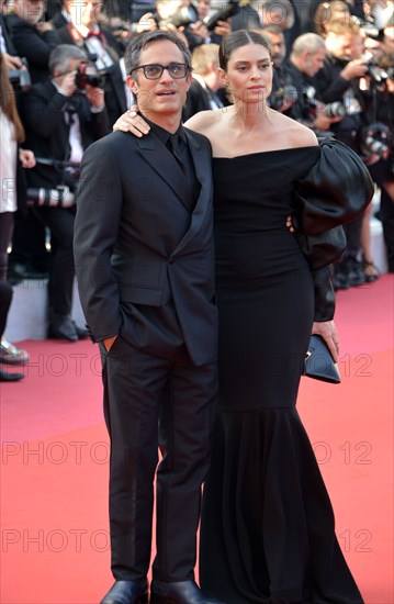 Gael Garcia Bernal with his partner