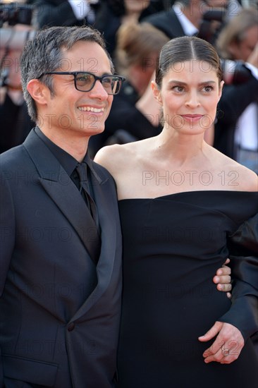 Gael Garcia Bernal with his partner