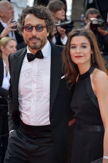 Vincent Elbaz with his wife