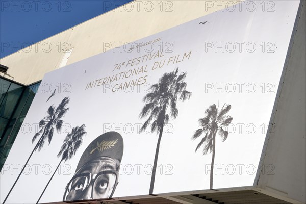 Façade du Palais des Festivals à Cannes, 2021