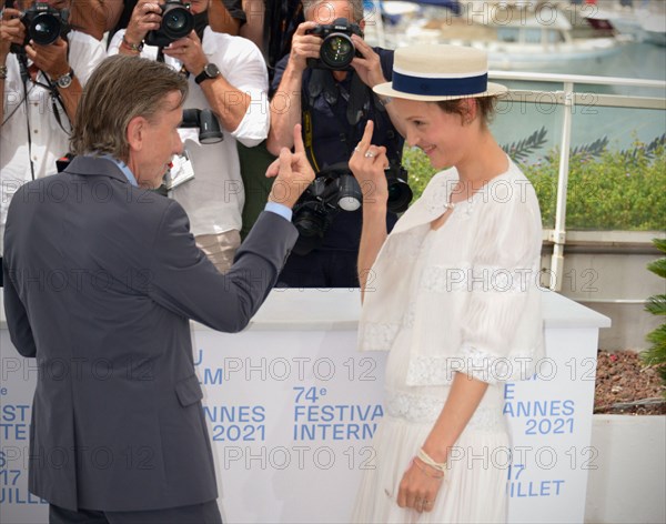 Photocall of the film 'Bergman Island', 2021 Cannes Film Festival