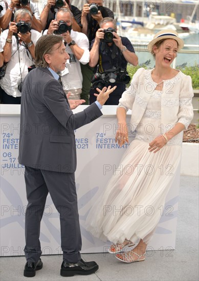 Photocall of the film 'Bergman Island', 2021 Cannes Film Festival