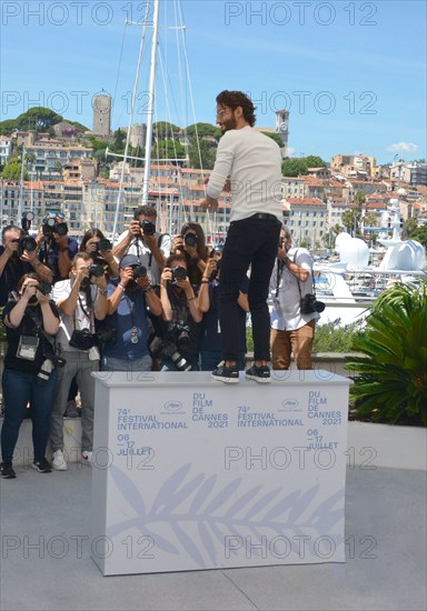 Photocall of the film 'OSS 117 : Alerte Rouge en Afrique Noire', 2021 Cannes Film Festival