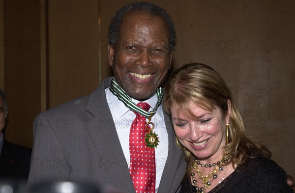 Sidney Poitier et sa femme