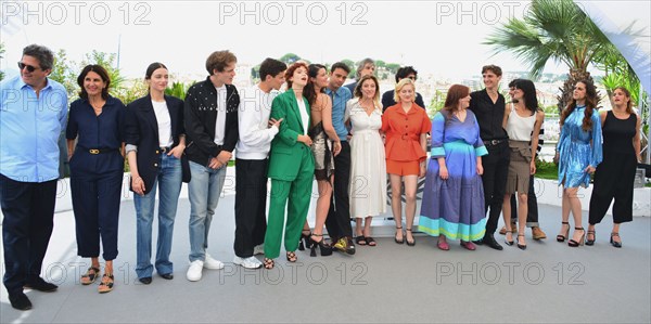 Photocall of the film 'Les amandiers', 2022 Cannes Film Festival