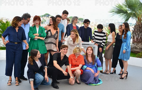 Photocall du film "Les amandiers", Festival de Cannes 2022