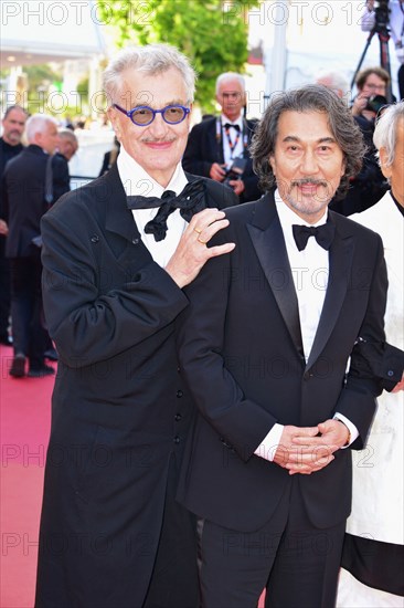 Departing the 'Perfect Days' red carpet, 2023 Cannes Film Festival