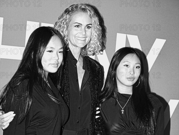 Laëticia Hallyday and her daughters