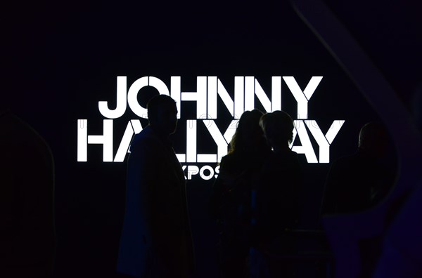Vernissage de "Johnny Hallyday L'Exposition"