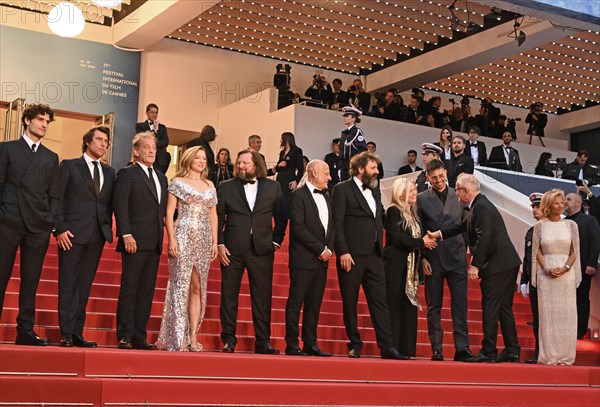 Cast and crew of "Le Deuxième Acte