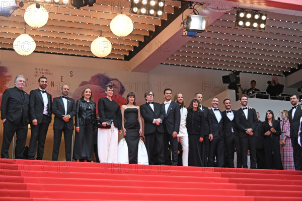 Cast and crew of "Partir un jour"